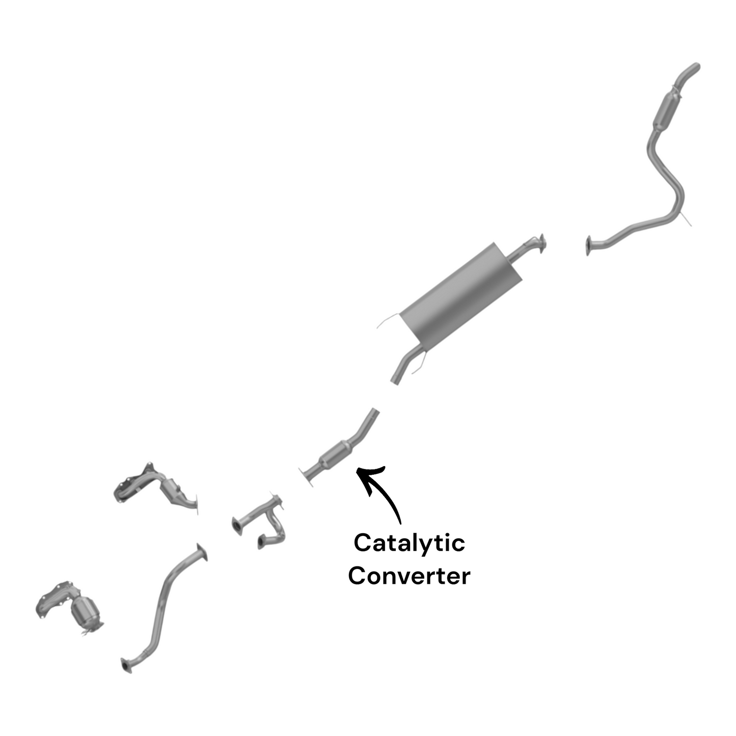 Toyota RAV4 3.5L (2006-2012) Catalytic Converter