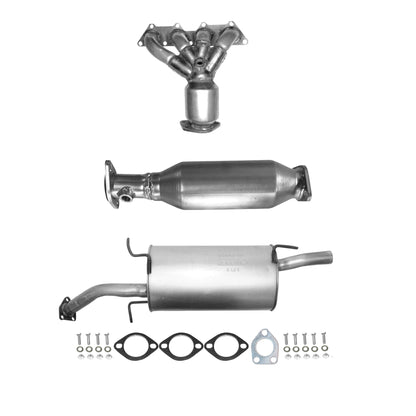 Mitsubishi Lancer 2.0L (2002-2004) (Non-Turbo) Manifold Converter, Catalytic Converter and Muffler
