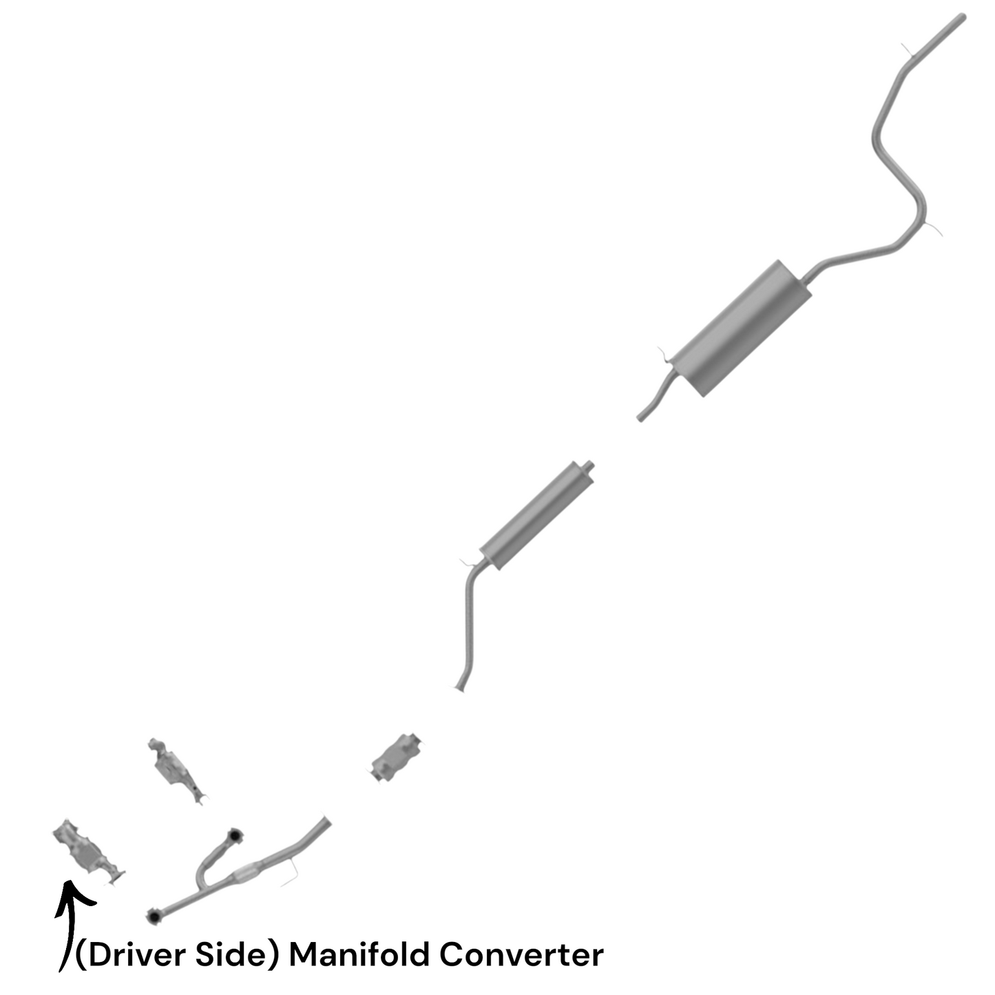 Honda Odyssey 3.5L (2005-2010) (Driver Side) Manifold Converter