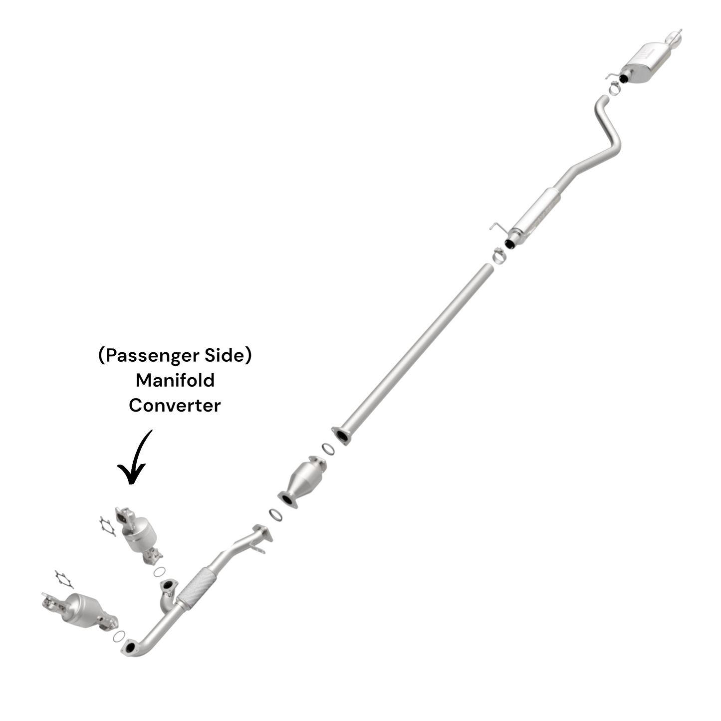 Honda Pilot 3.5L (2005-2008) (Passenger Side) Manifold Converter