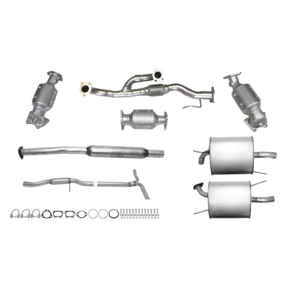 Acura TL 3.2L (2004-2008) Manifold Converters, Flex Pipe, Converter, Resonator, Y-Pipe and Mufflers for both side