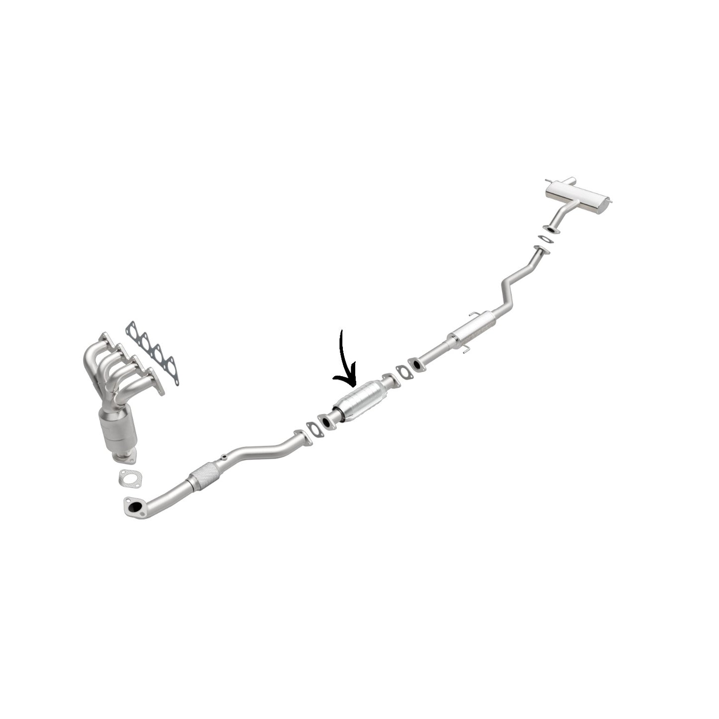 Hyundai Tucson 2005-2010 2.0L Catalytic Converter