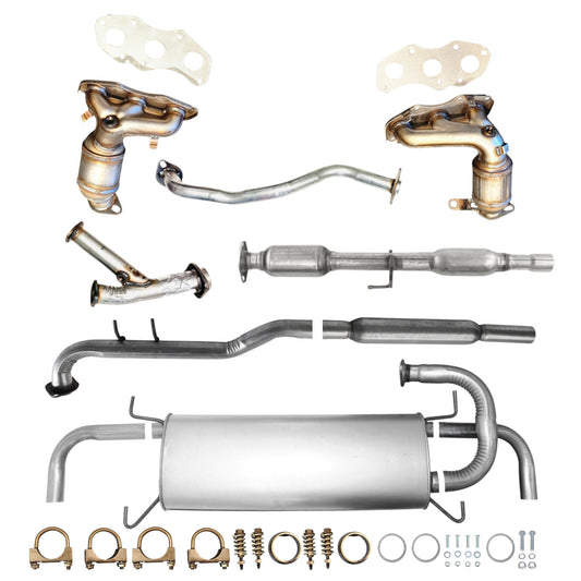 Toyota Venza 3.5L (2009-2015) Manifold Converters, Front Pipe, Y-Pipe, Catalytic Converter, Resonator and Muffler