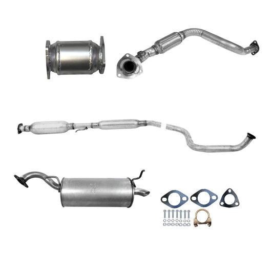 Chevrolet Aveo5 1.6L (2007-2008) (Hatchback) Converter, Flex Pipe, Resonator & Muffler