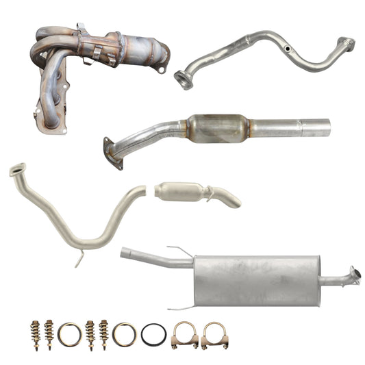 Toyota Rav4 2.4L (2006-2008) Manifold Converter, Pipe, Converter, Muffler and Resonator