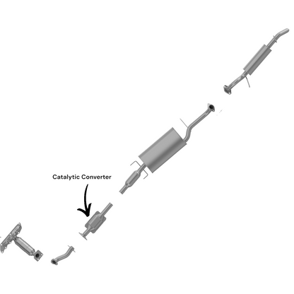 Mercury Mariner 2.5L (2011) (Full Hybrid) Rear Catalytic Converter