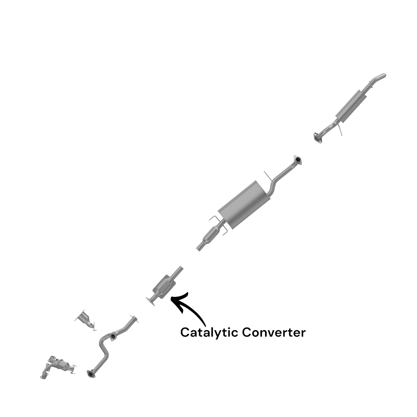 Mercury Mariner 3.0L (2009-2011) Rear Catalytic Converter