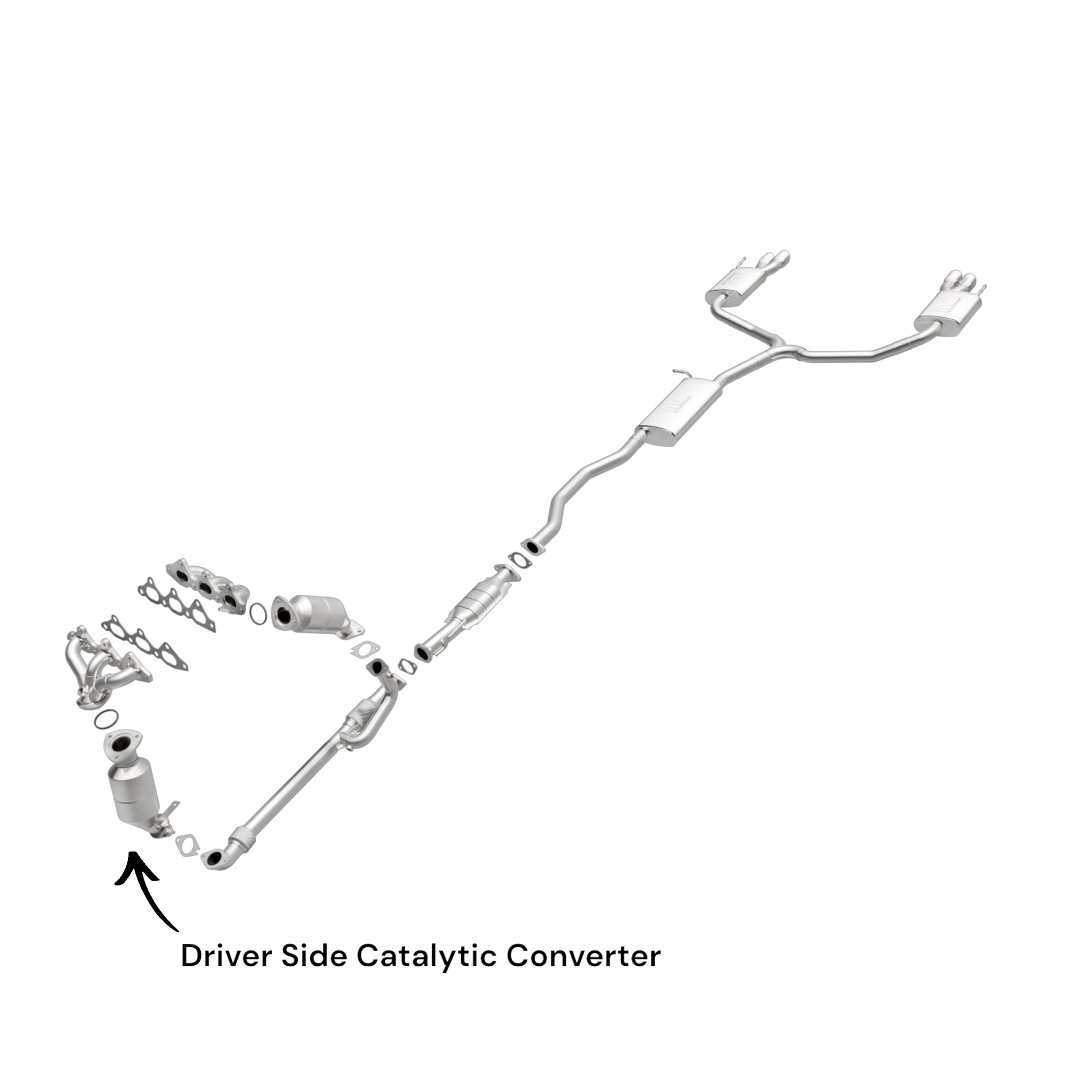 GMC Acadia 3.6L (2007-2016) V6 Driver Side Catalytic Converter