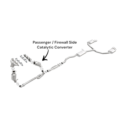 GMC Acadia Limited 3.6L (2017) V6 Passenger / Firewall Side Catalytic Converter