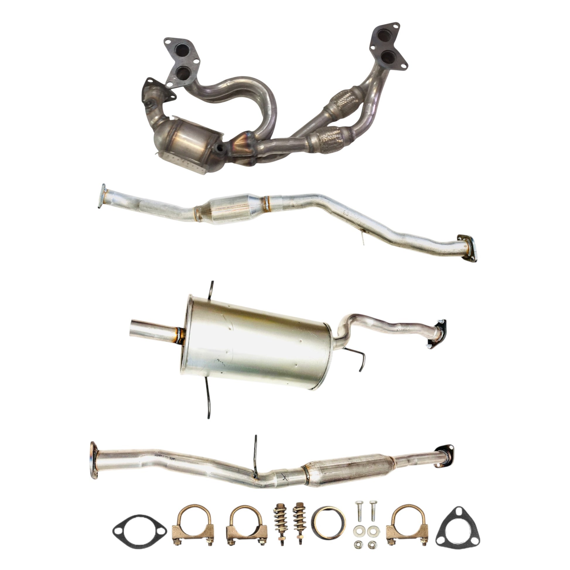 Subaru Impreza 2.5L (2006-2007) (SOHC) (Non-Turbo) Manifold Converter, Catalytic Converter, Resonator and Muffler