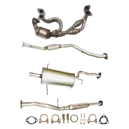 Subaru Impreza 2.5L (2006-2007) (SOHC) (Non-Turbo) Manifold Converter, Catalytic Converter, Resonator and Muffler