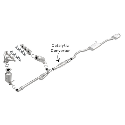 Saturn Outlook 3.6L 2009-2010 Rear Catalytic Converter