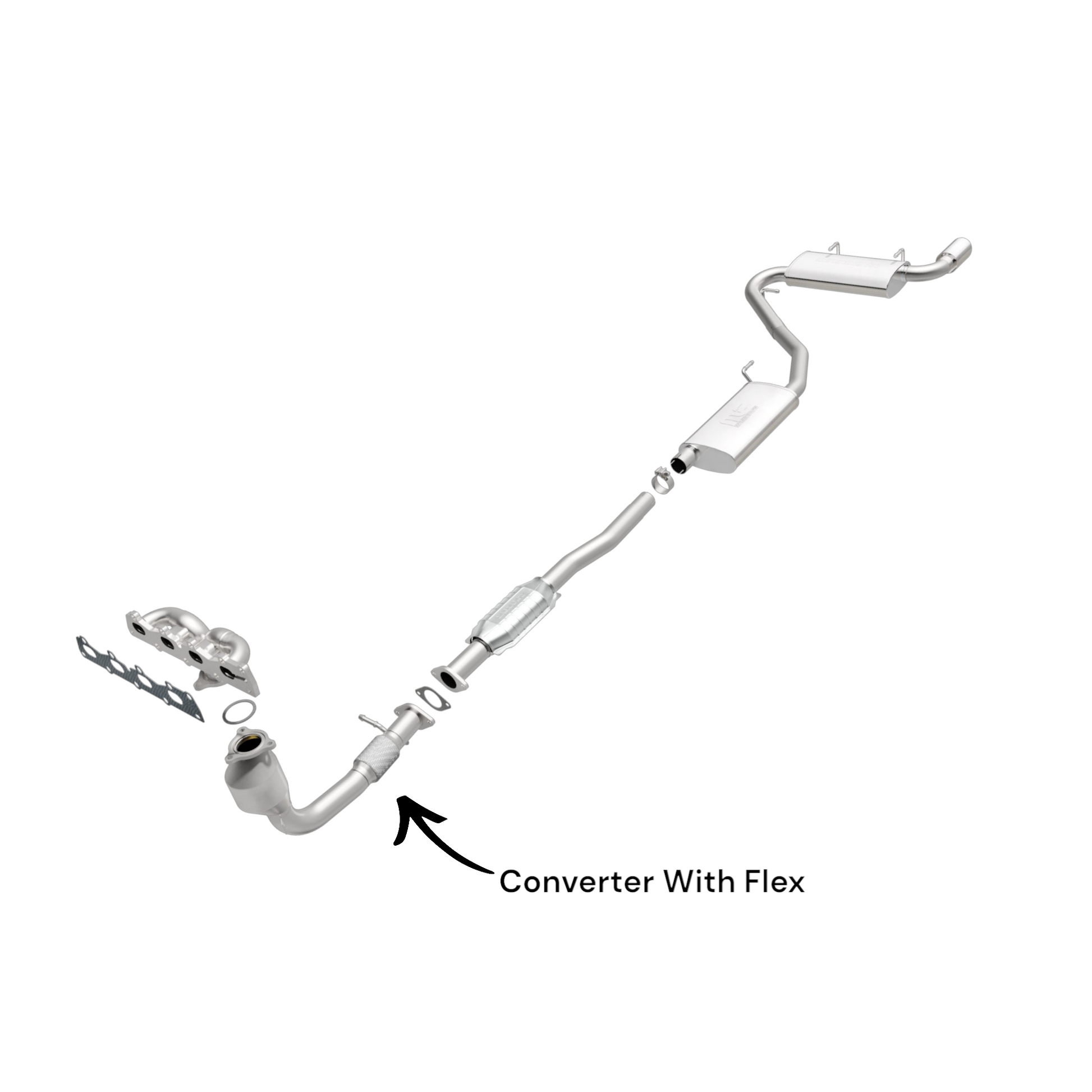 GMC Terrain 2.4L (2010-2014) Catalytic Converter with Flex