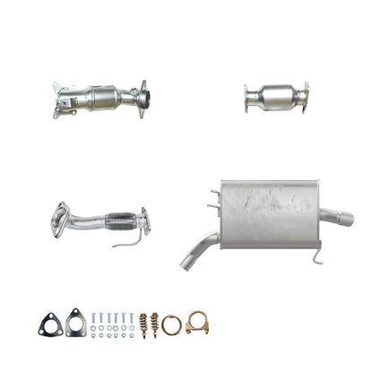 Honda Accord 2.4L (2008-2012) (Automatic Trans) (2-Door) Manifold Converter, Flex Pipe, Catalytic Converter and Muffler