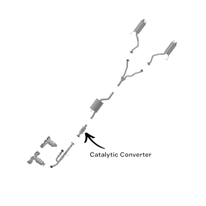Hyundai Santa Fe 3.3L (2007-2009) Catalytic Converter