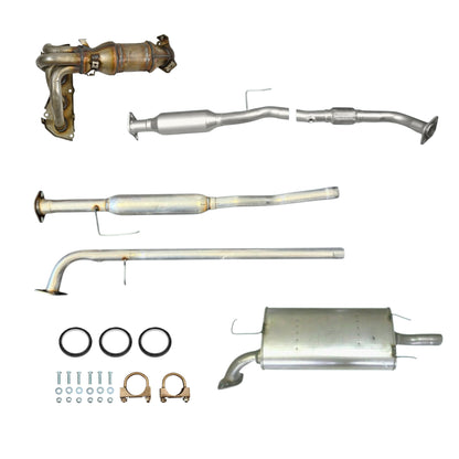 Toyota Camry 2.5L (2010-2011) (ULEV Emissions Only) Manifold Converter, Flex Pipe with Converter, Resonator and Muffler