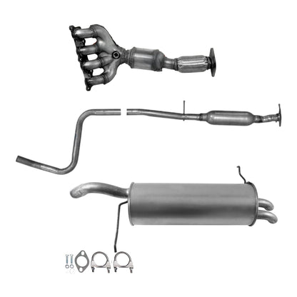 Ford Fiesta 1.6L (2011-2019) (Hatchback) Manifold Converter, Resonator and Muffler