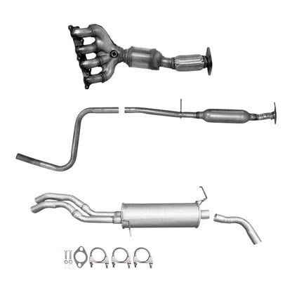 Convertisseur catalytique, résonateur et silencieux pour Ford Fiesta 1.6L (2011-2019) (Berline)