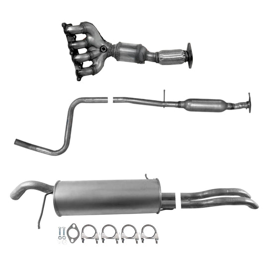 Ford Fiesta 1.6L (2011-2019) (Sedan) Manifold Converter, Resonator and Muffler
