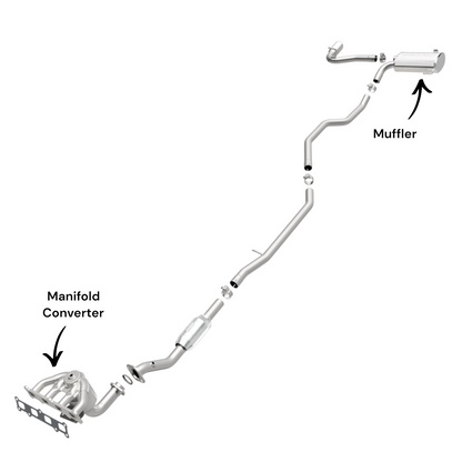 Jeep Patriot 2.4L 2007-2011 (4WD Only) Manifold Converter and Muffler