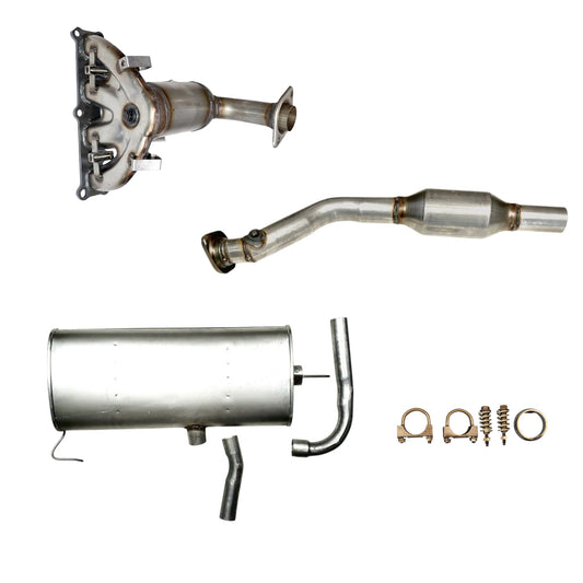 Jeep Compass 2.4L 2007-2011 (4WD Only) Manifold Converter, Catalytic Converter and Muffler