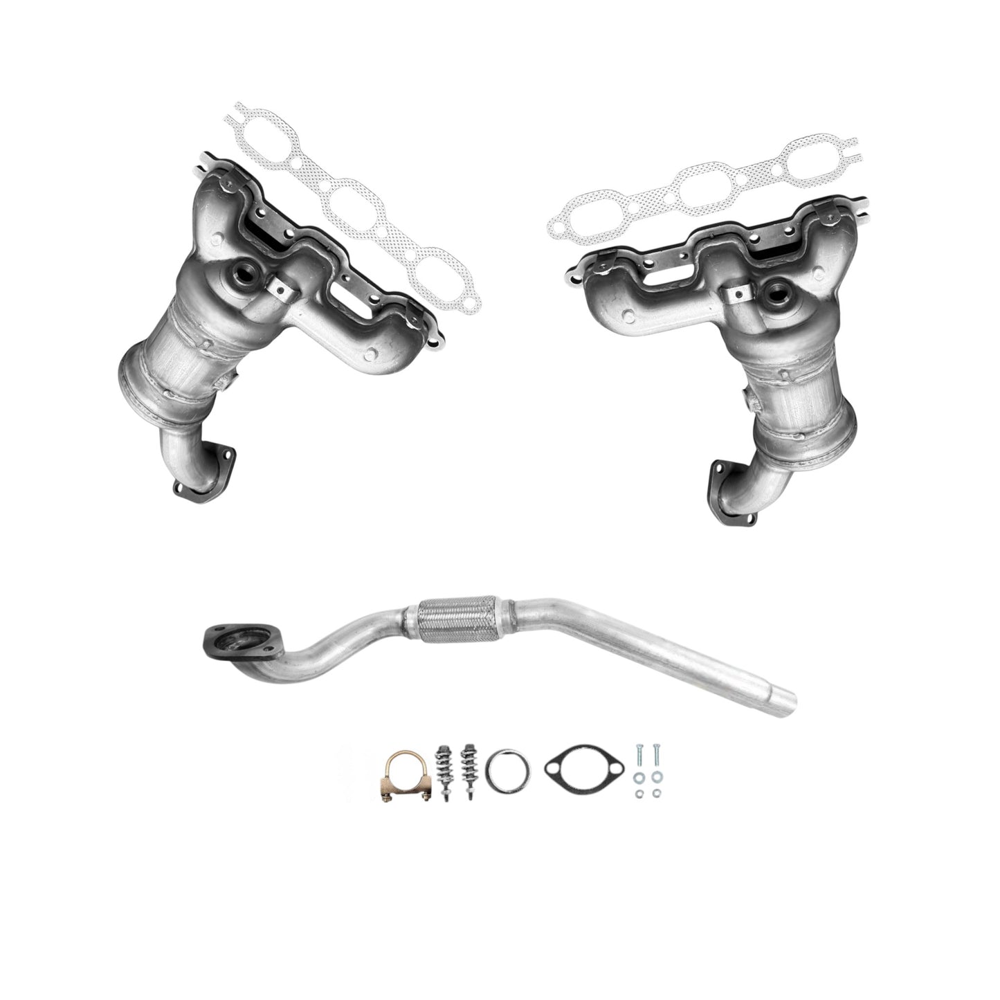 Convertisseur de collecteur arrière et tuyau flexible pour Dodge Avenger 3.5L (2008-2010).