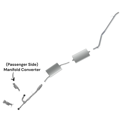 Acura MDX 3.5L (2014-2015) (Passenger Side) Manifold Converter