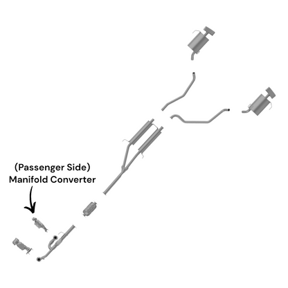 Acura ZDX 3.7L (2010-2013) (Passenger Side) Manifold Converter