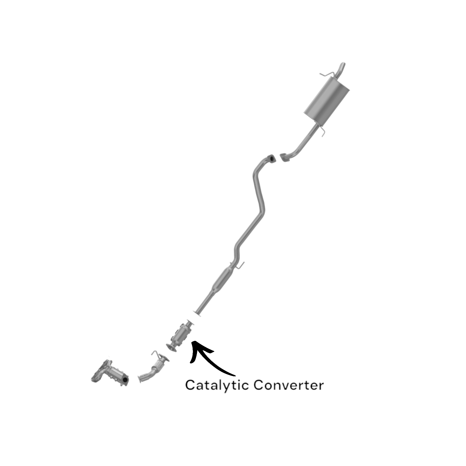 Hyundai Elantra 1.8L (2011-2014) Catalytic Converter