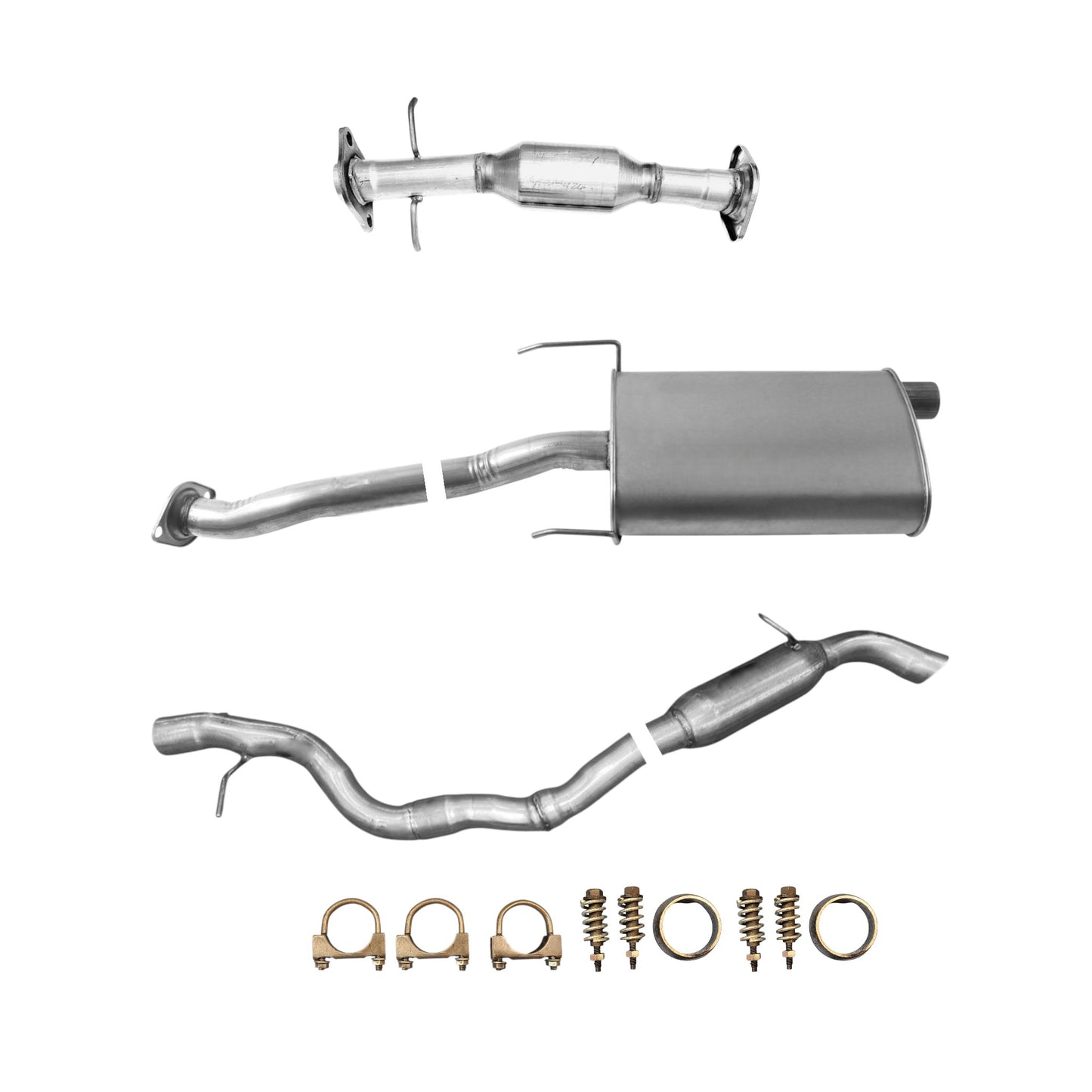 Lexus RX350 3.5L (2010-2015) Catalytic Converter, Muffler and Resonator