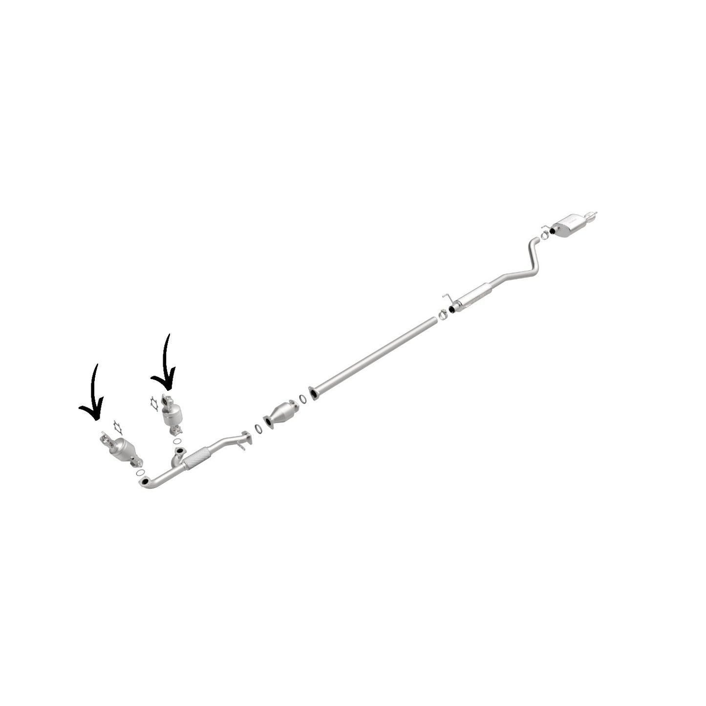 Honda Ridgeline 3.5L (2009-2011) Driver & Passenger Side Manifold Converter