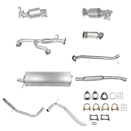 Honda Odyssey 3.5L (2014-2015) Manifold Converters, Flex Pipe, Catalytic Converter, Resonator, Muffler and Tail Pipe