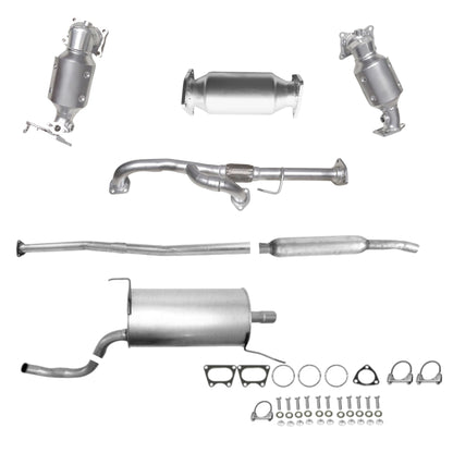 Honda Ridgeline 3.5L (2009-2014) Manifold Converters, Y-Flex Pipe, Rear Converter, Pipe, Resonator and Muffler