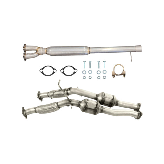 Volvo XC90 3.2L (2007-2014)  Front Catalytic Converters with Flex and Resonator