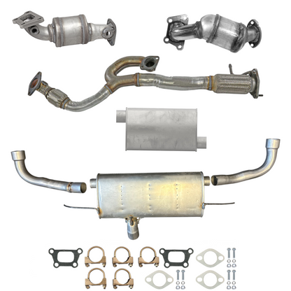 Chevrolet Equinox 3.6L (2013-2015) Manifold Converters, Flex Y Pipe, Middle Muffler and Rear Muffler