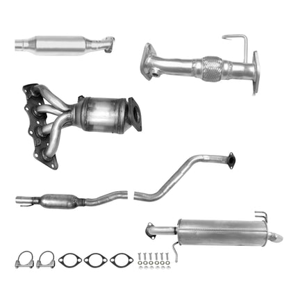 Kia Rio 1.6L (2012-2017) (Hatchback) Manifold Converter, Flex Pipe, Catalytic Converter, Resonator and Muffler