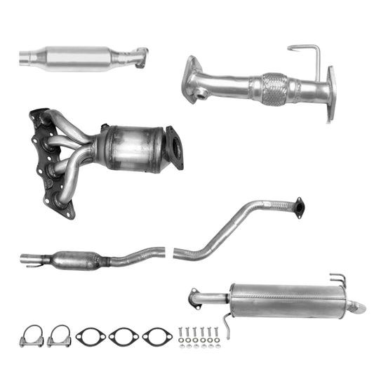 Hyundai Accent 1.6L (2012-2017) (Hatchback) Manifold Converter, Flex Pipe, Catalytic Converter, Resonator and Muffler