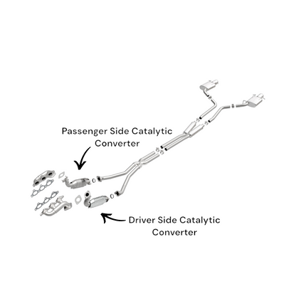 Cadillac STS 3.6L V6 (2008-2011) Driver Side & Passenger Side Catalytic Converters