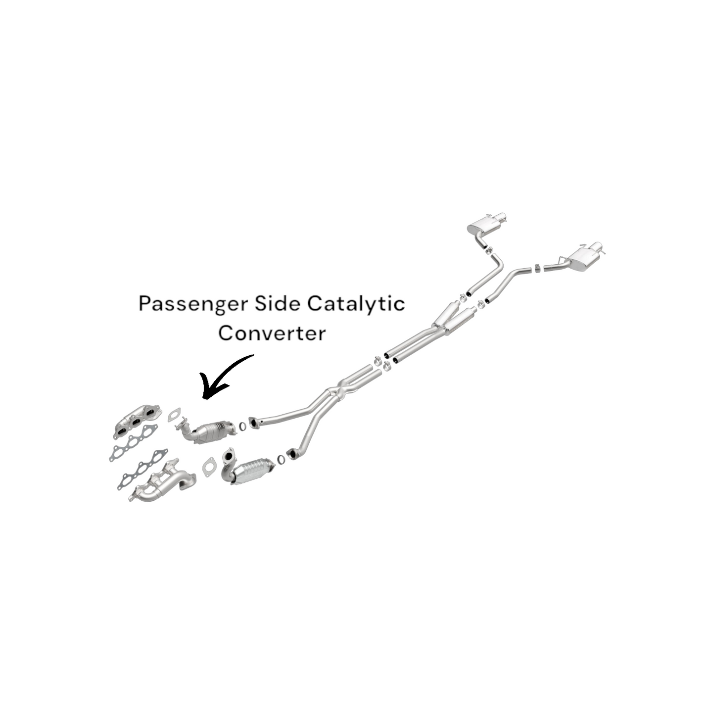 Cadillac STS 3.6L V6 (2008-2011) Passenger Side Catalytic Converter