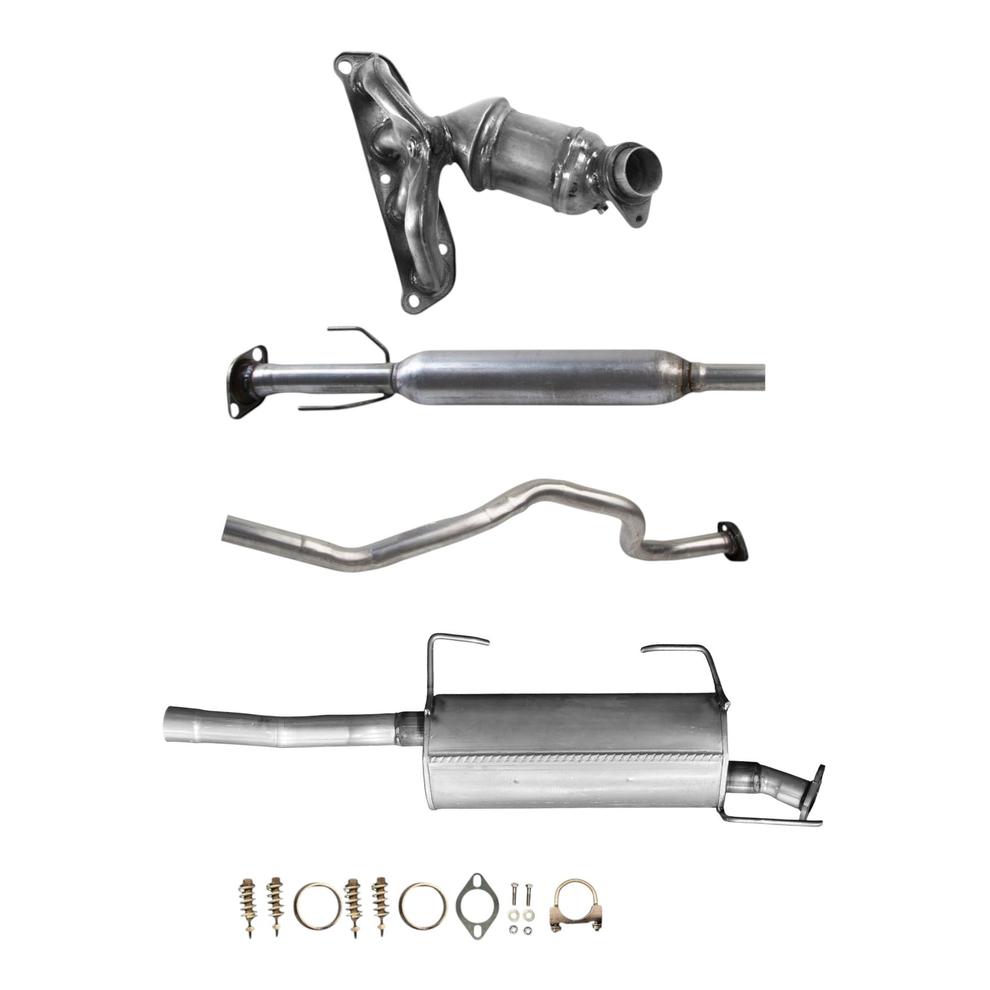 Nissan Sentra 1.8L (2013-2017) (SR sub-model Only) (California Emissions System) Manifold Converter, Resonator and Rear Muffler