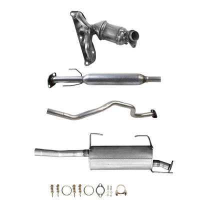 Nissan Sentra 1.8L (2013-2017) (SR sub-model Only) (California Emissions System) Manifold Converter, Resonator and Rear Muffler