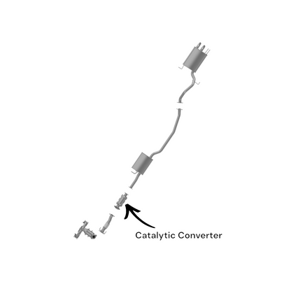 Hyundai Santa Fe 2.4L (2010-2012) Direct Fit Catalytic Converter (California Emission Only)