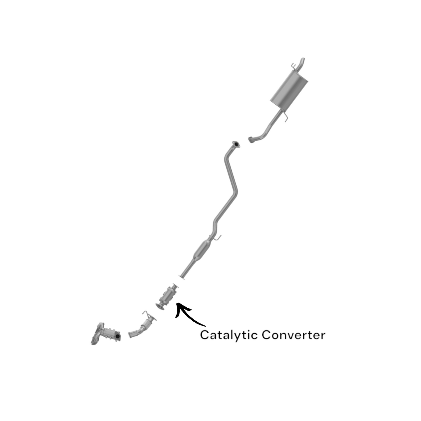 Kia Forte 1.8L (2014-2016) Catalytic Converter (California Emission only)