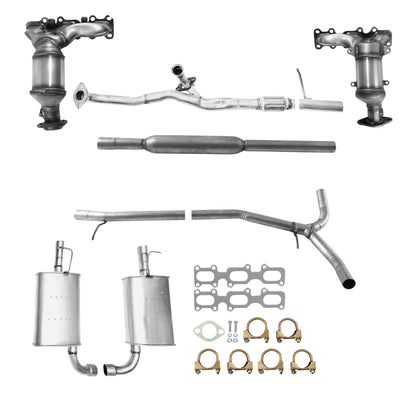Ford Explorer 3.5L (2013-2019) (Non-Turbo) Manifold Converters, Flex Pipe, Resonator, Y-Pipe and Both Sides Mufflers