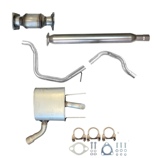 Chevrolet Malibu 2.4L 2013-2014 Catalytic Converter, Resonator, Pipe and Muffler