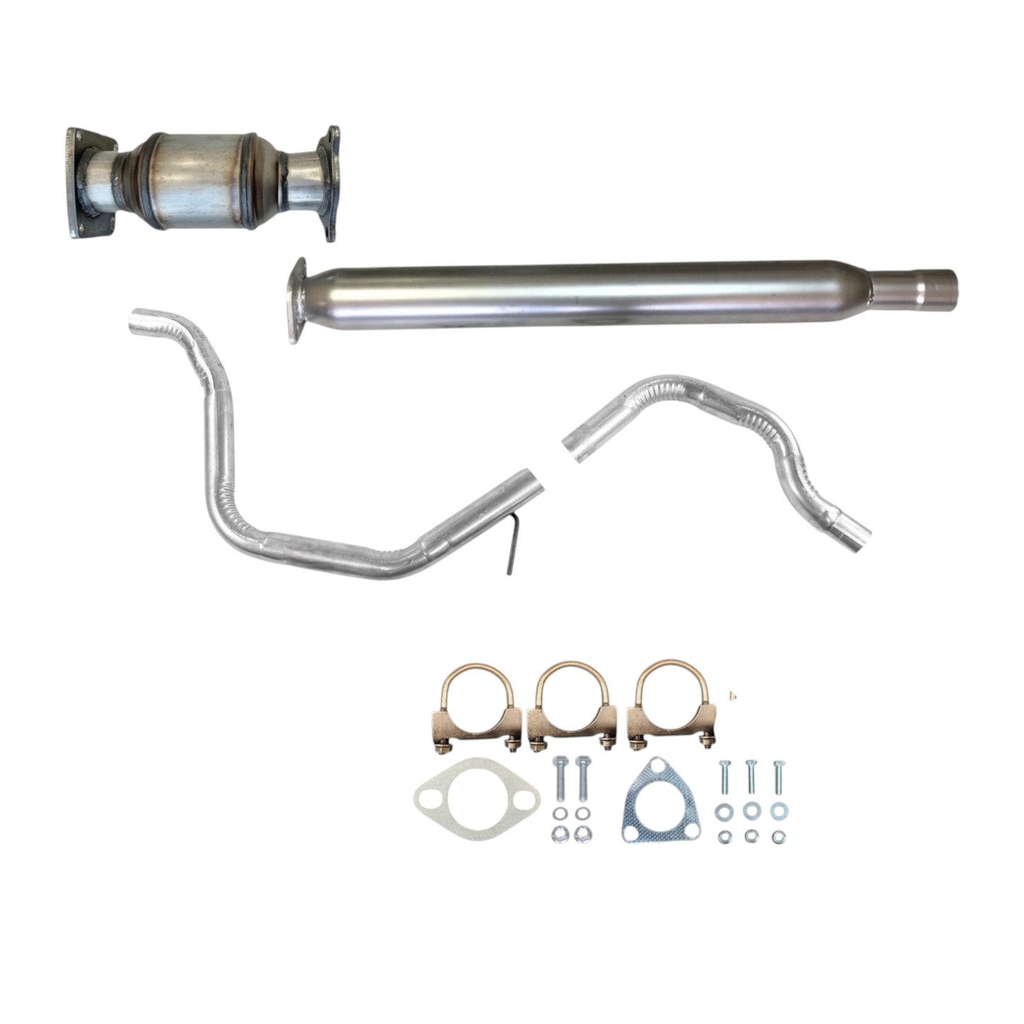 Chevrolet Malibu 2.4L 2013-2014 Catalytic Converter, Resonator and Pipe