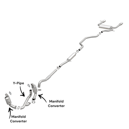 Chrysler 200 3.6L (2011-2014) Manifold Converter and Y-Pipe