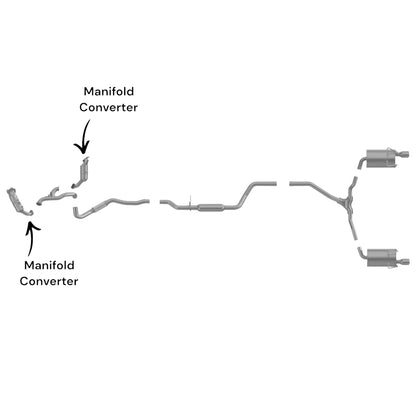 Dodge Journey 3.6L (2011-2019) (FWD) Manifold Converters