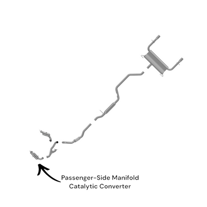 Dodge Avenger 3.6L (2011-2014) Passenger-Side Manifold Catalytic Converter