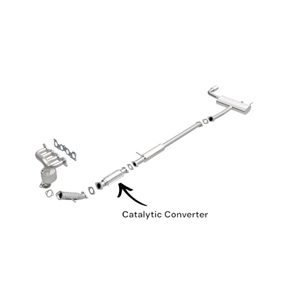 Hyundai Tucson 2.4L (2010-2013) V4 Rear Catalytic Converter
